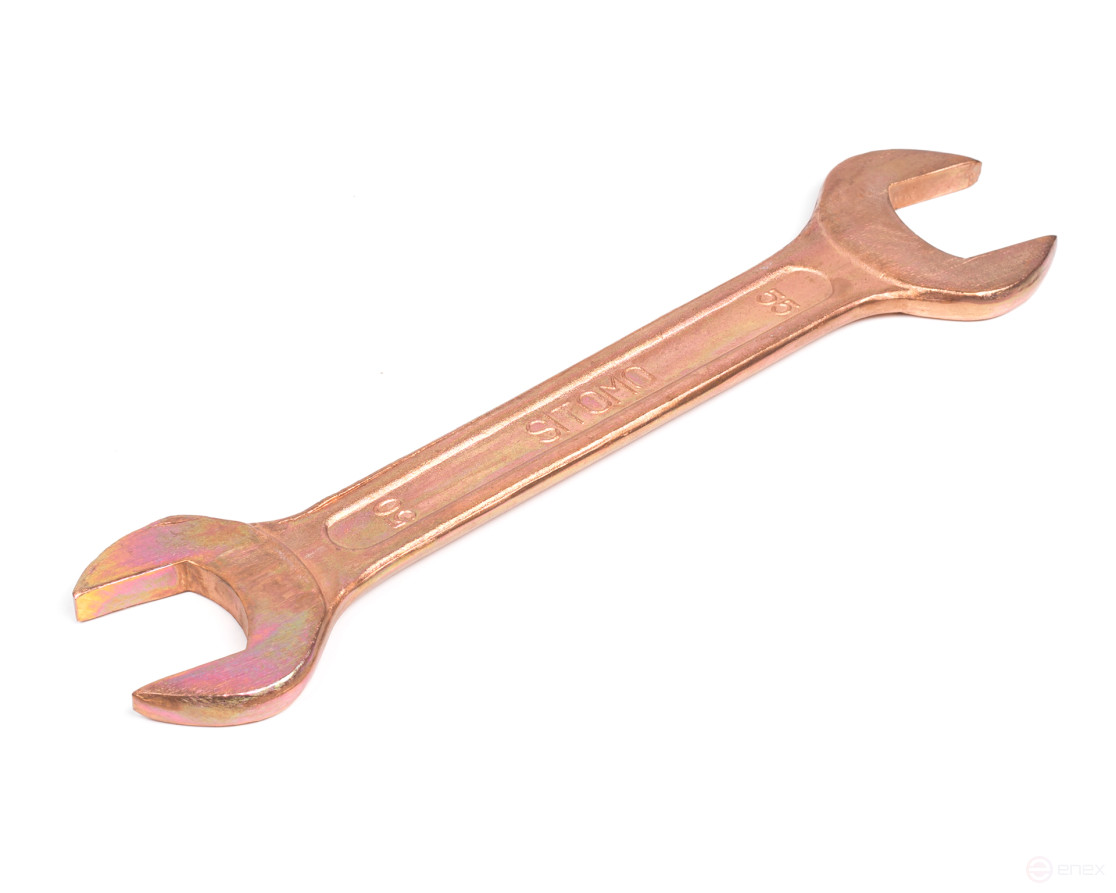 Double-sided horn wrench 50x55 mm copper plating SITOMO (7811-0047)