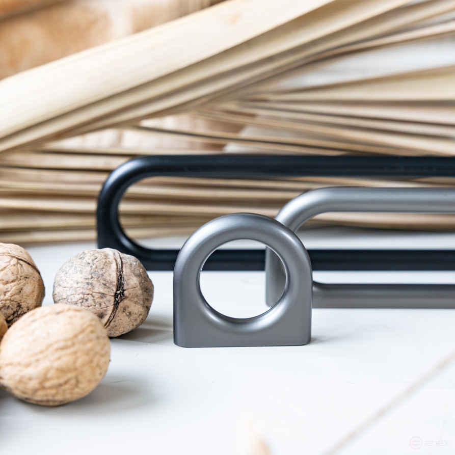 Ручка меб. скоба мет. OLYMPIA 160 матовый хром AKS