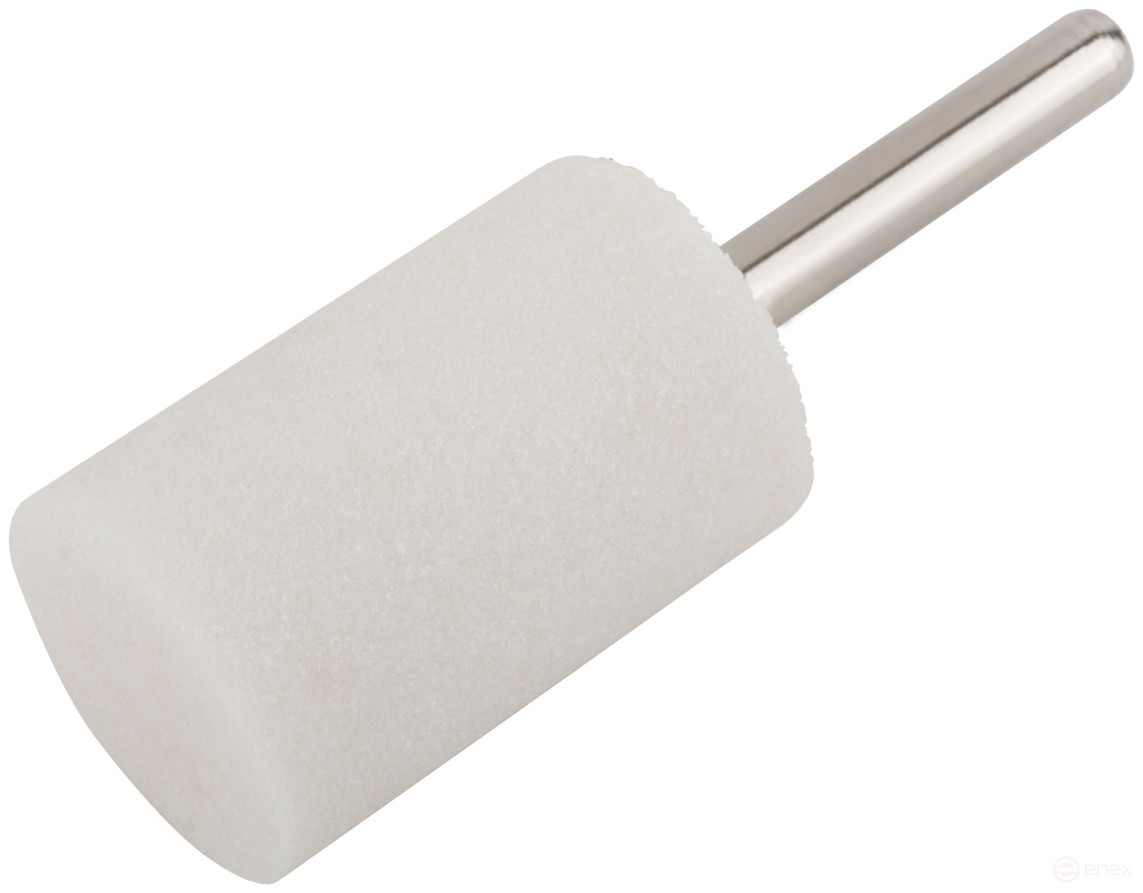 Abrasive ball (for metal), shank 6 mm, cylinder 25x40 mm