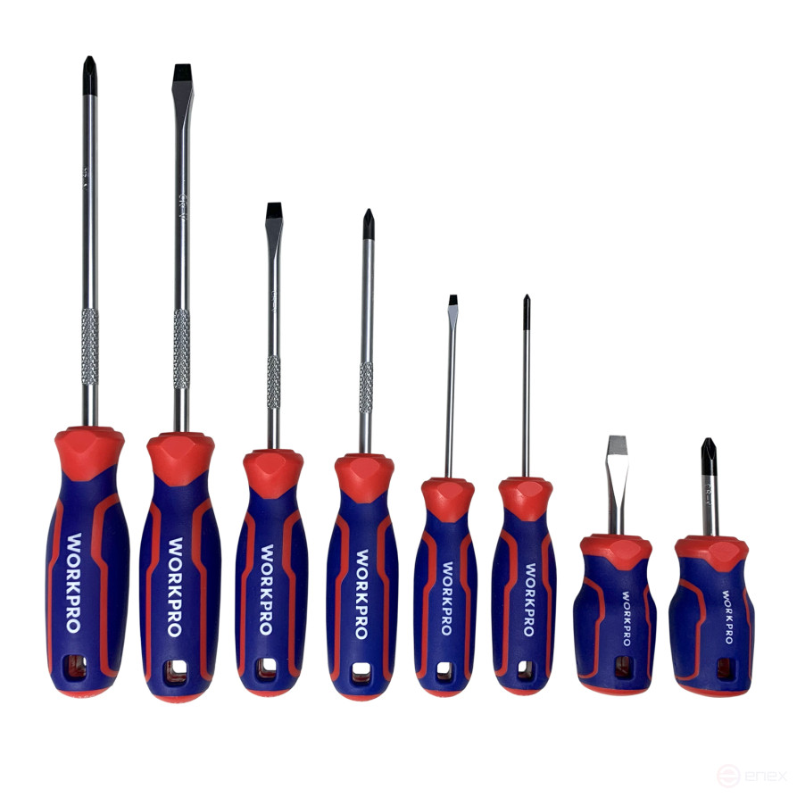 Screwdriver Set 8pcs Prof WP200505 WORKPRO