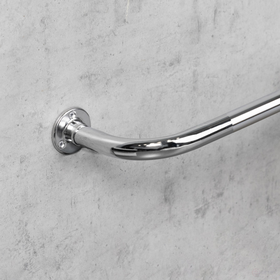 Угол трубы d16 90*, хром AKS