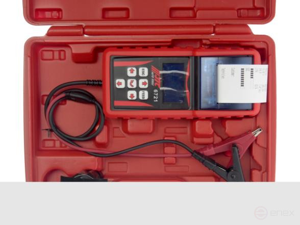 Digital Battery Tester with 12-24V JTC Printer