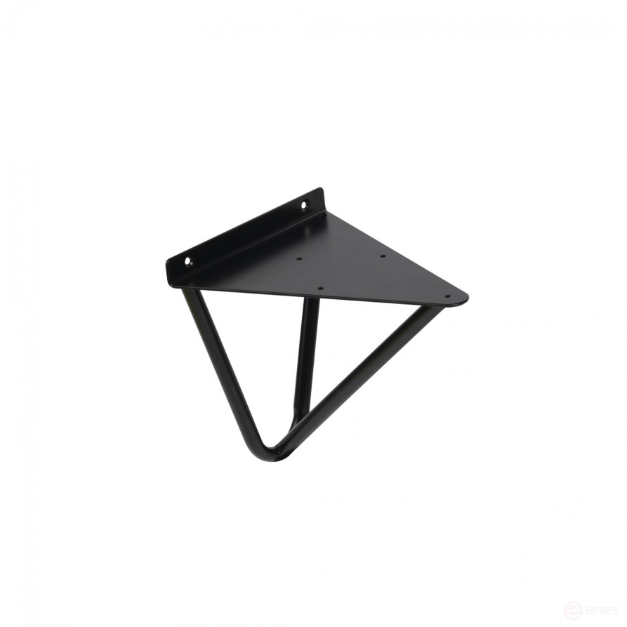 Shelf holder meth. FLASH, black matte