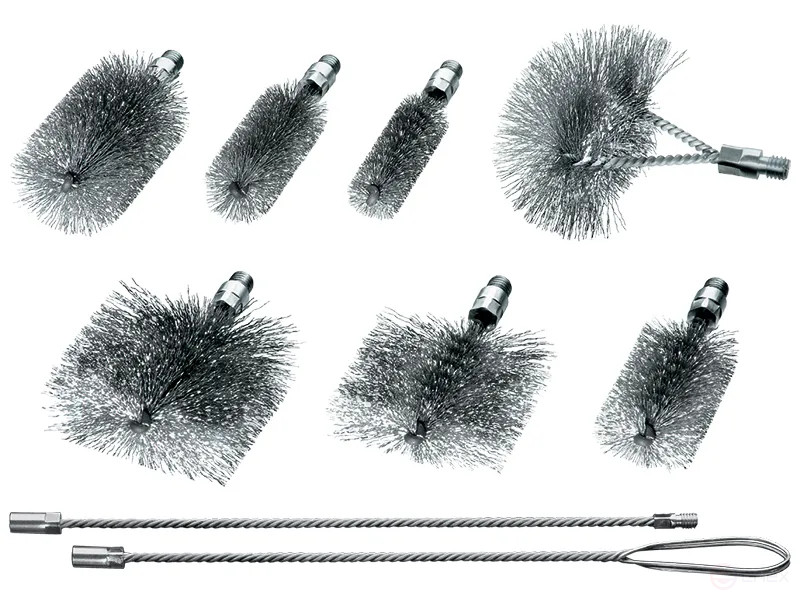 A set of brushes made of STA steel wire, 1 piece each articles № 506.330 / 506.340 / 506.363 / 532.703 / 532.716 / 532.718 / 529.311 / 567.671 / 567.771