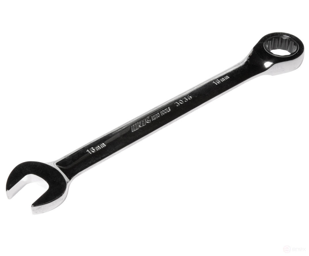 Ключ комбинированный 16х16мм трещоточный JTC