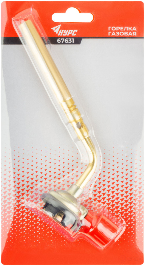 Gas burner for a standard collet cylinder