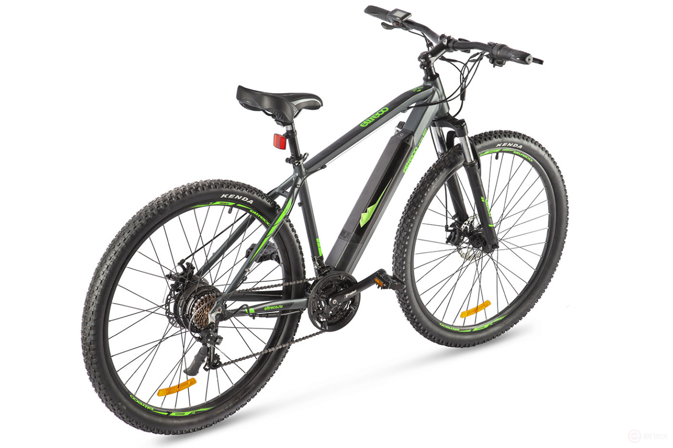Bicycle hybrid Eltreco Ultra MAX Black and green-2506