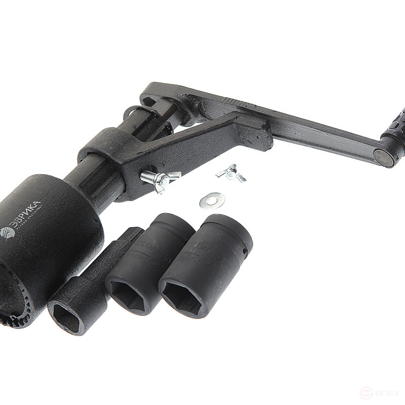 Гайковерт ER-83320 ручной с редуктором (Головки-32мм и 33мм, длина-320мм, передаточное число 1:1/1:4.2/1:64, 6800 Н/м) ЭВРИКА /1/3/