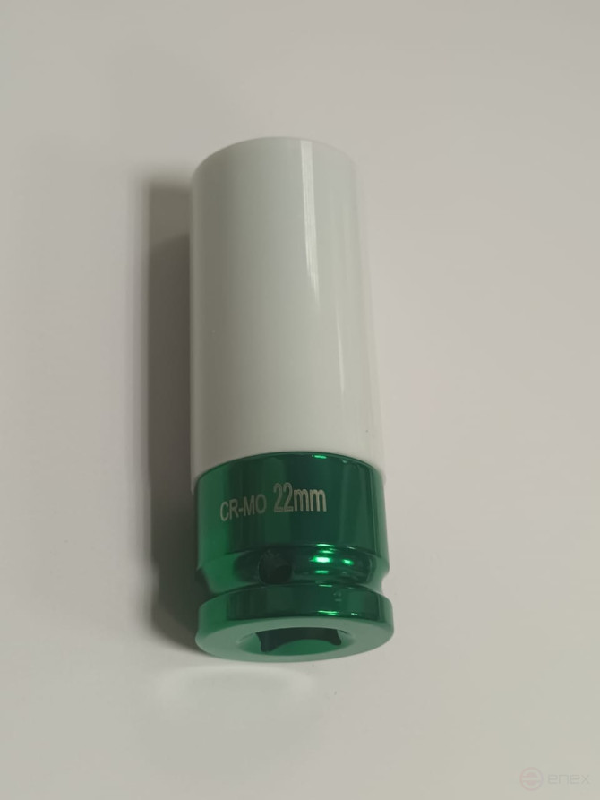 ACG Головка торцевая 1/2" ударная тонкостенная 22 мм (в пластике) LUXOR 1026316