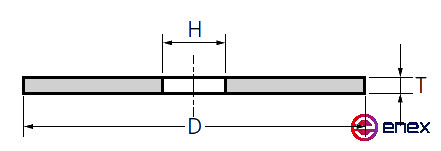 Круг отрезной CD-125x1.0x22,23А46S6BF-STEEL&INOX