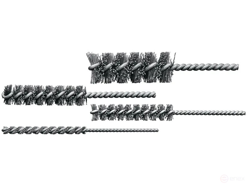 Brush ruff IBE, 125*25 mm, diameter 32 mm, nylon abrasive SIC K 120/0.60 mm, shank 3.0 mm