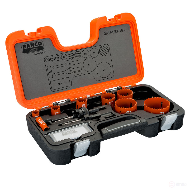 Набор кольцевых биметаллических пил Sandflex® 16 - 67 мм, 11 шт