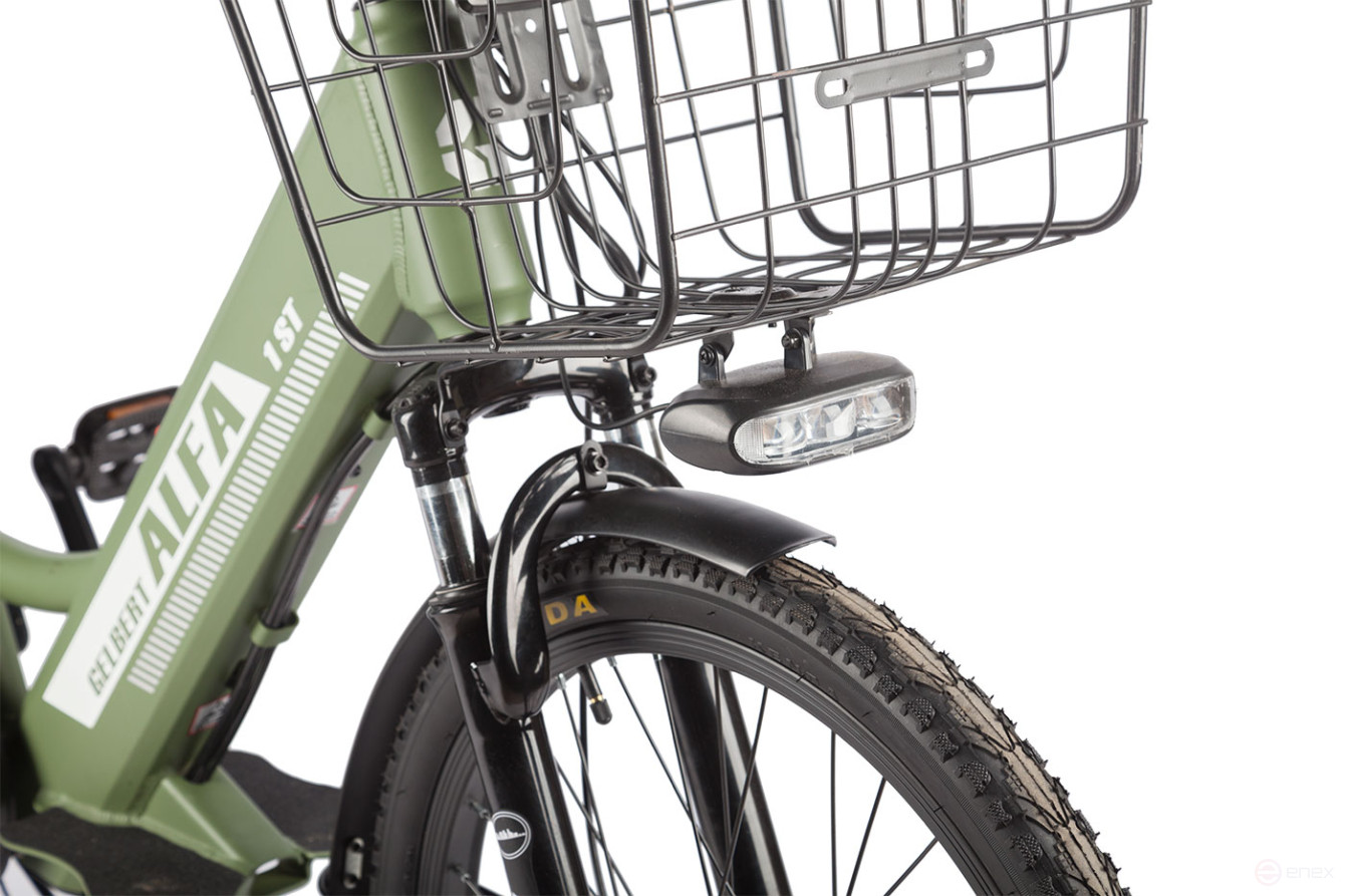 Gelbert ALFA 1 ST electric bike, green