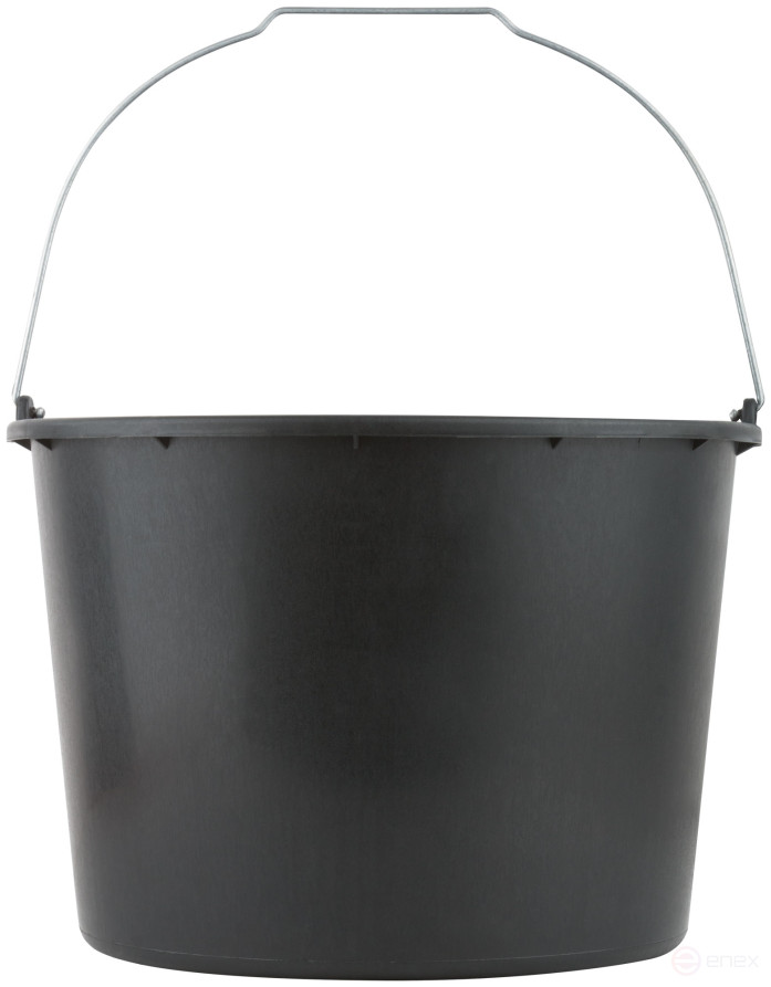 Plastic construction bucket for mixing 20 l mortar