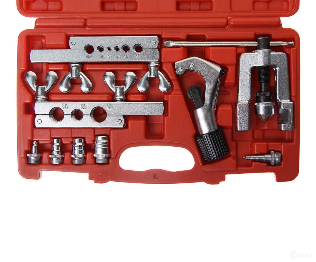 Набор инструментов для резки и развальцовки трубок (JW0062S) дюймовые размеры 9 предметов кейс JTC