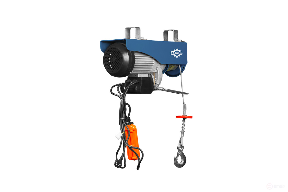 Electric hoist mini GEARSEN PA 220V 250/500kg x 12/6m (combined)