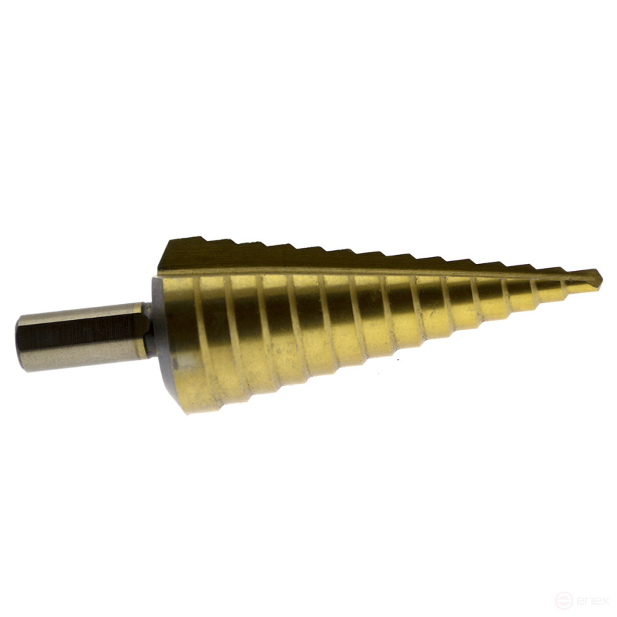 Сверло ступенчатое 4-30мм, HSS, шаг 2мм, ЧЕГЛОК (20/60)