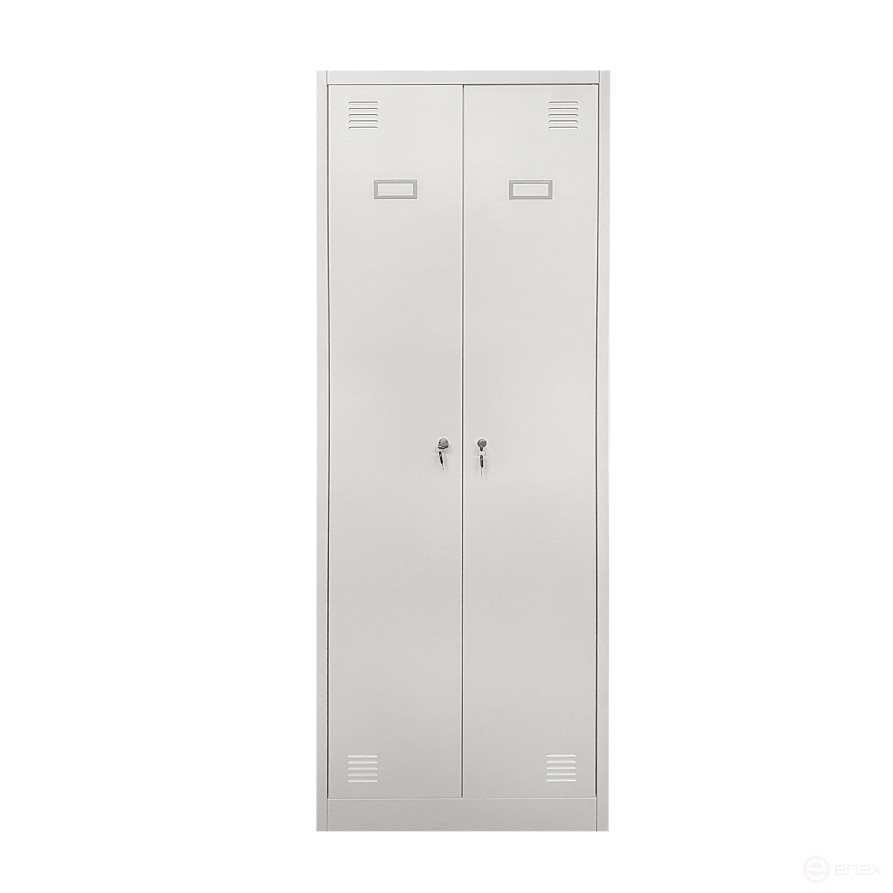 Шкаф металлический для одежды двухдверный 1850х800х500 мм