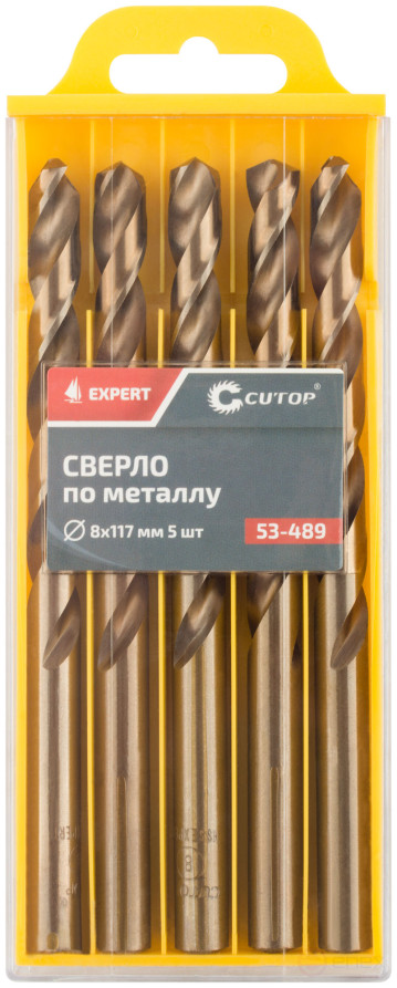 Сверло по металлу Cutop EXPERT, 8х117 мм (5 шт)