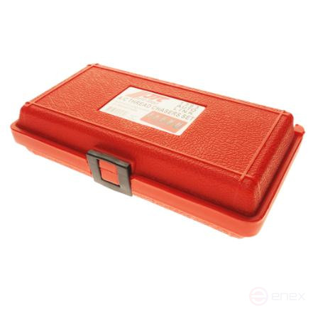 Набор инструментов для восстановления резьбы штуцеров систем кондиционирования 6пр. в кейсе JTC