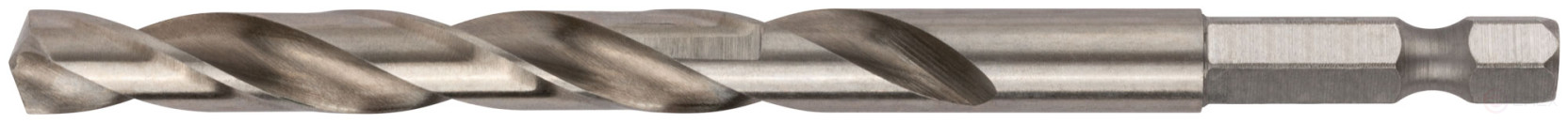 HSS drill bit for metal,polished, U-shank for a bit, ind. packing 8,0 mm