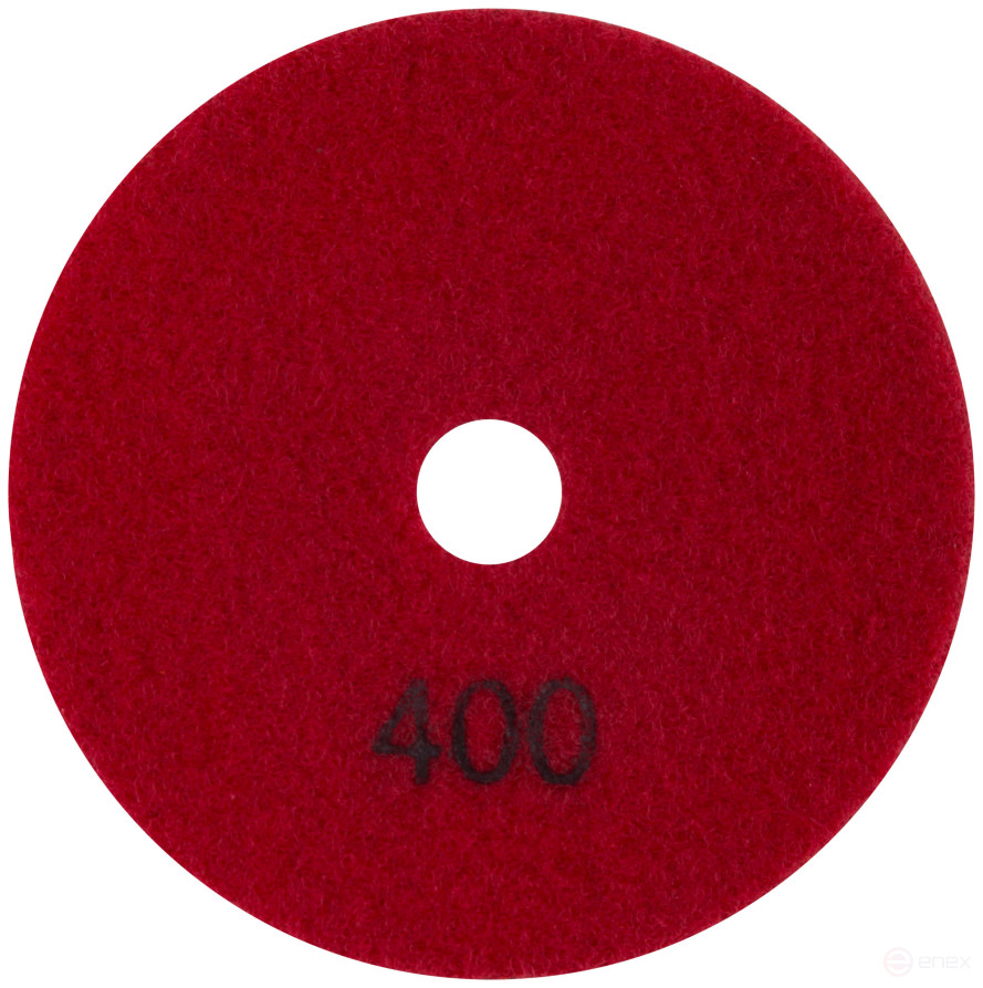 Алмазный гибкий шлифовальный круг АГШК (липучка), влажное шлифование, 100 мм, Р 400