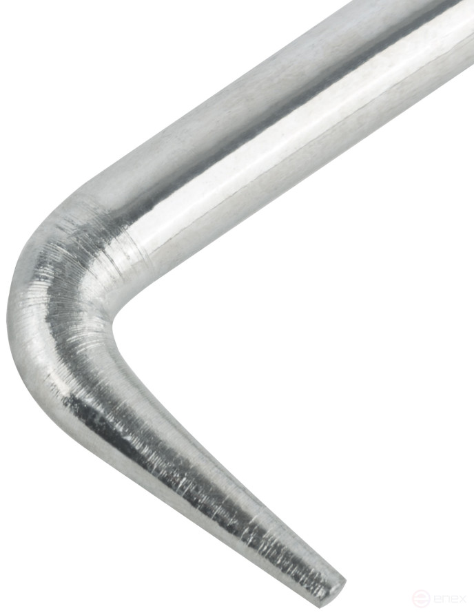 Hook for knitting rebar, tool steel 250 mm