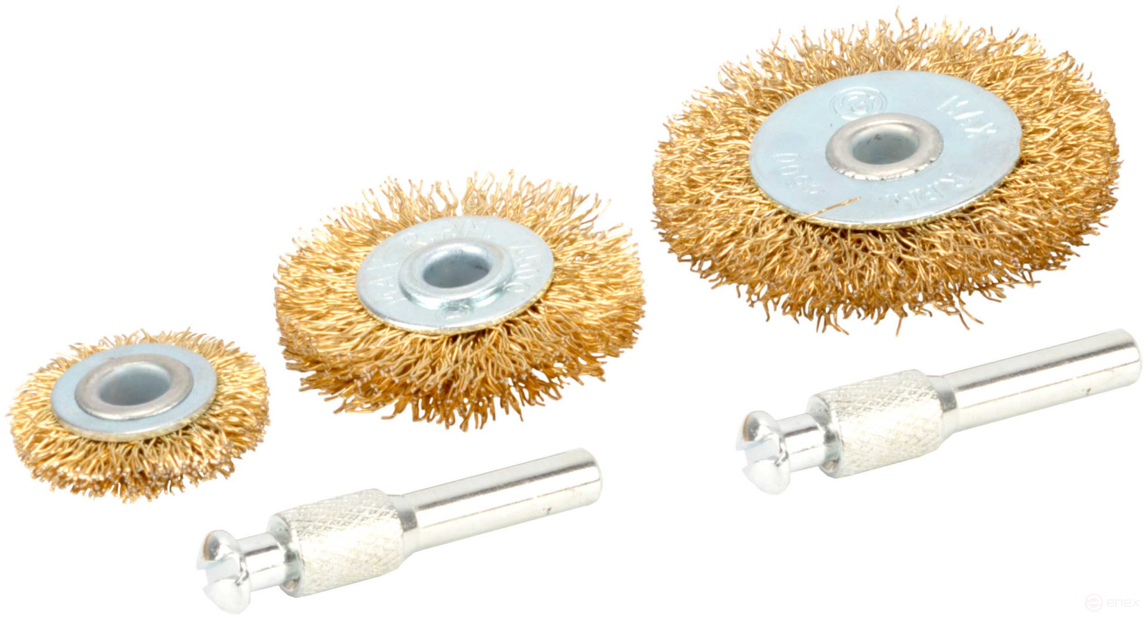 A set of cleaning brushes for a drill 3 pcs.(D-25/40/50mm.flat) Avtodor 44018