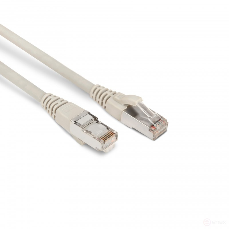 PC-LPM-STP-RJ45-RJ45-C6-3M-LSZH-GY Patch Cord F/UTP, Shielded, Cat.6 (100% Fluke Component Tested), LSZH, 3m, Grey