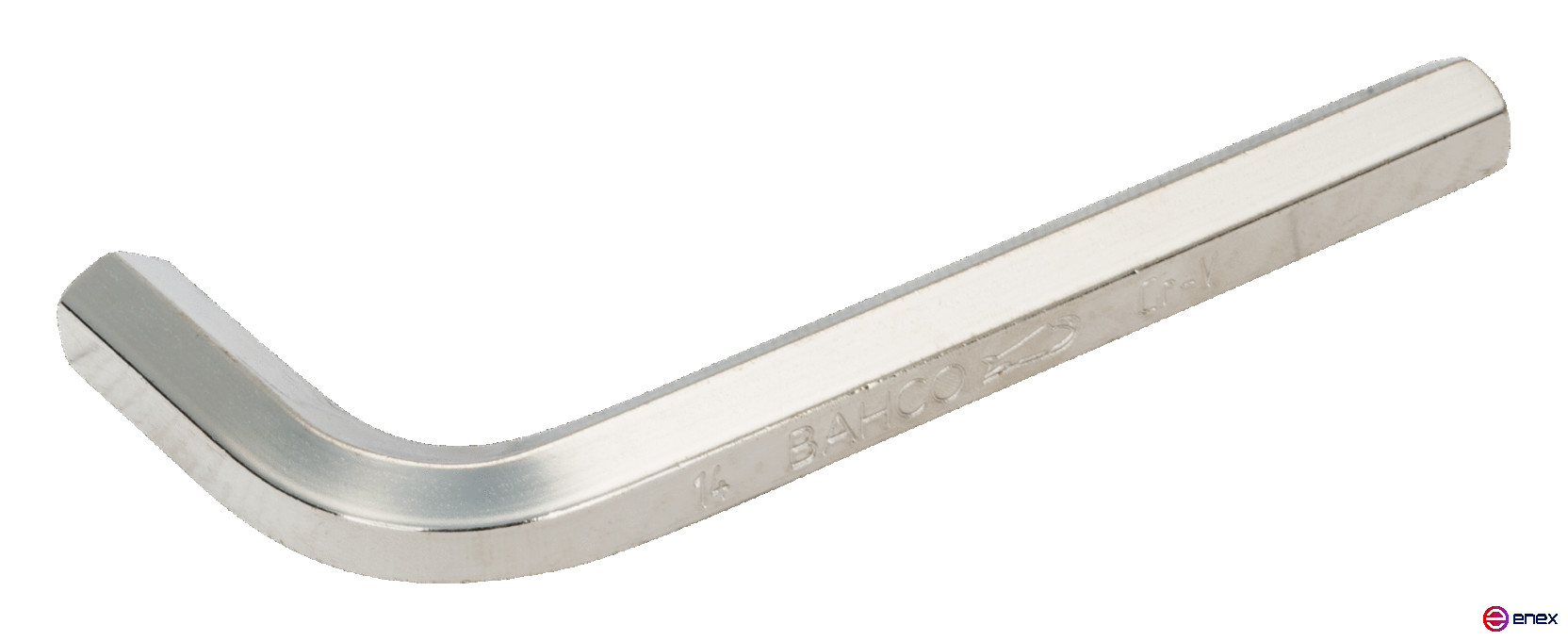 Шестигранный Г-образный ключ никелированный, 3 мм