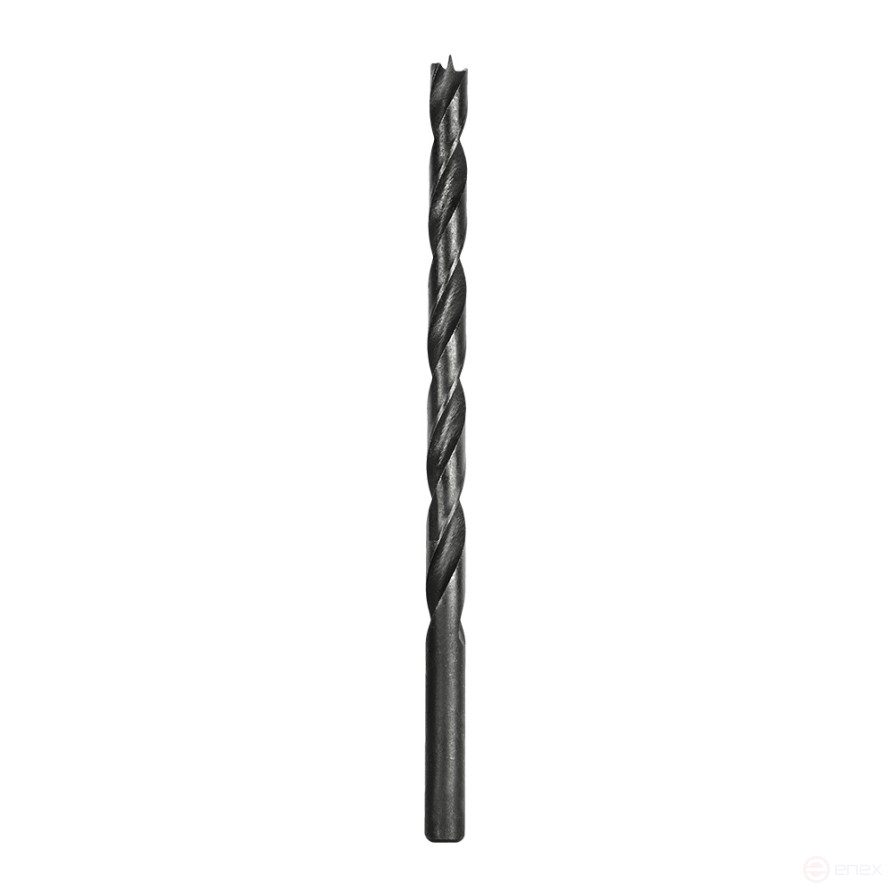 Wood drill bit PRACTICE 10 x 200 mm, W-sharpening, (1 pc.) blister, Profi series (775-631)
