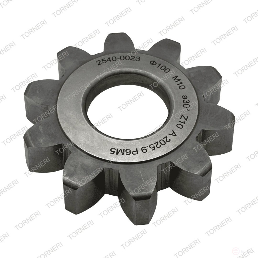 Disk chisel M 10.0, z=10, 30°, D=100 mm, d=44.45 mm (2540-0023) TORNERI T028205