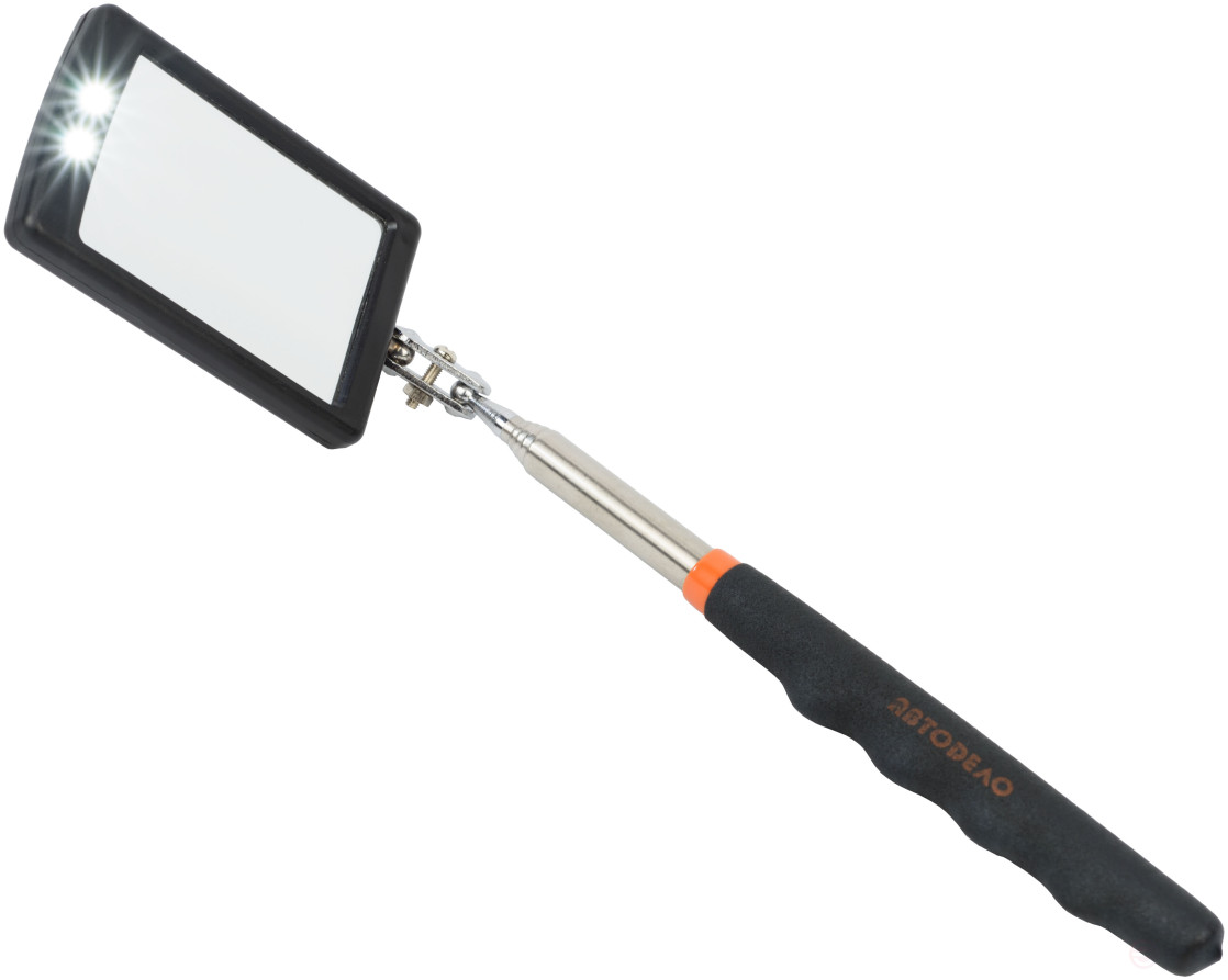 The inspection telescope mirror. illuminated (50X90mm,L=285-770mm) (Car body) 40298