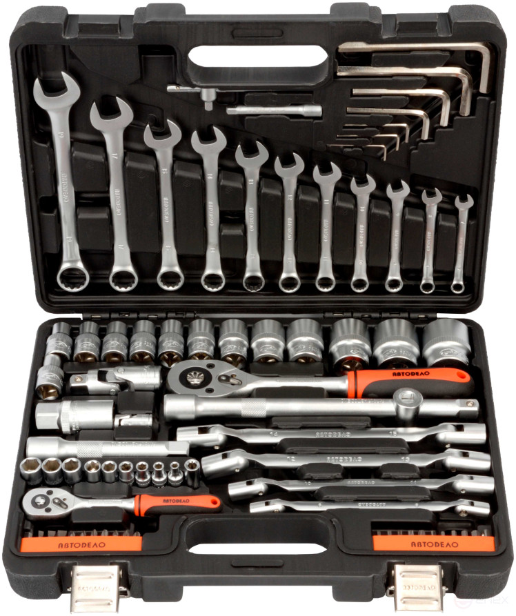 Tool Set 77pr. 1/2" DR 1/4"DR Avtodor (39877)