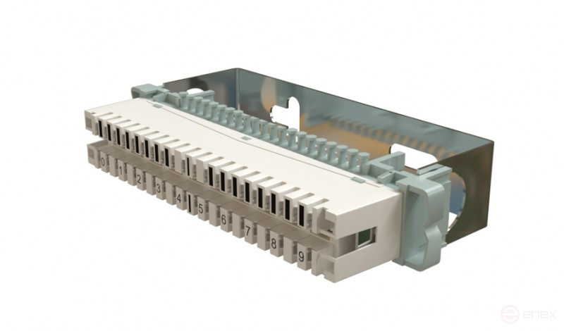 KR-FRAME-10 Frame (mounting clamp) with a depth of 50mm for fixing the 1st plinth for telephony