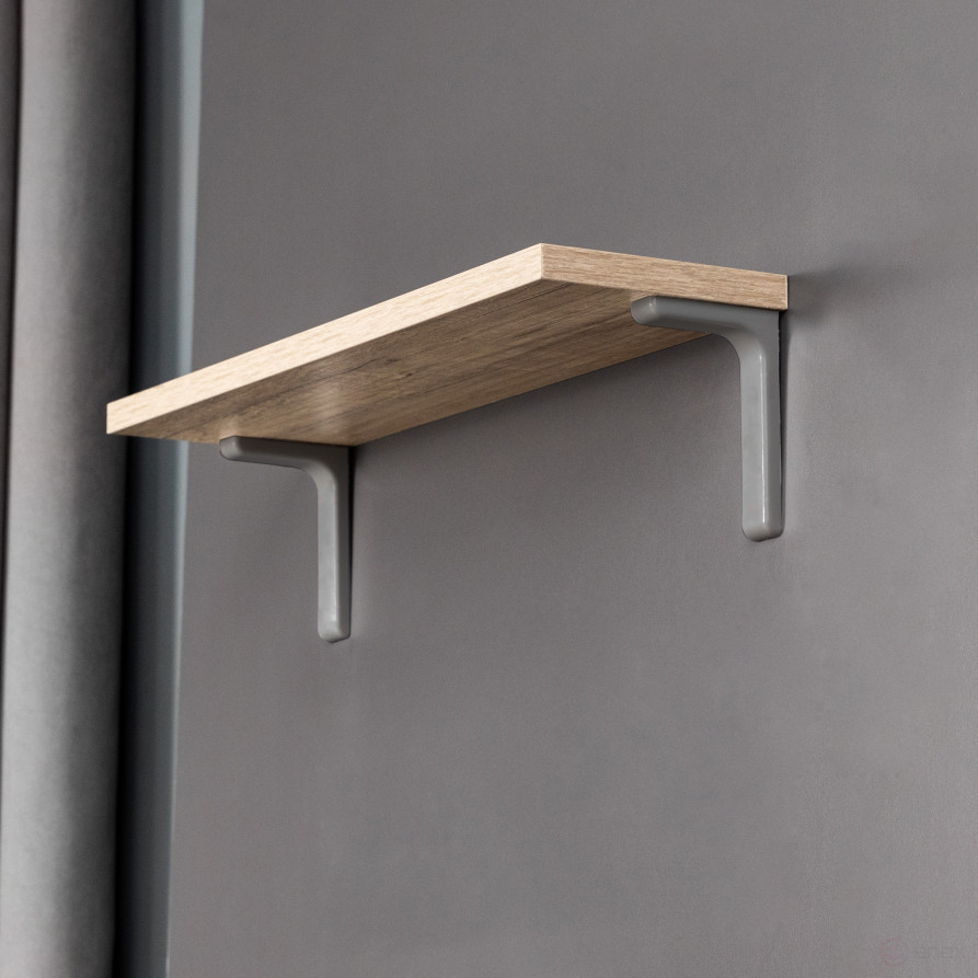 Shelf holder regomensol 12cm grey AKS (1kpl=2 pcs)