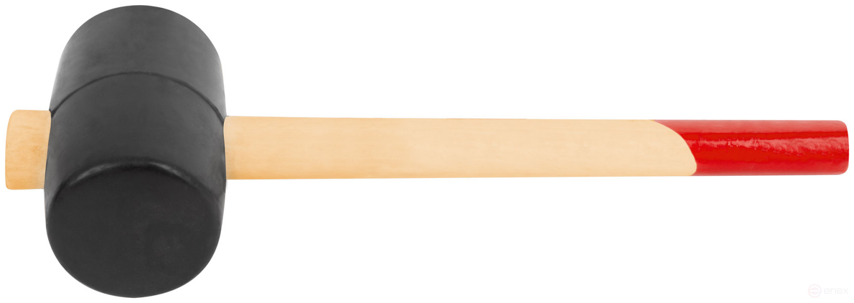 Rubber mallet, wooden handle 55 mm ( 400 gr )