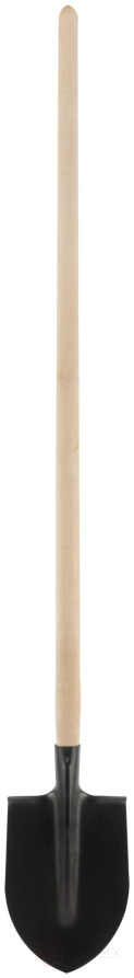 Bayonet shovel, with wooden handle 190x350x1420 mm