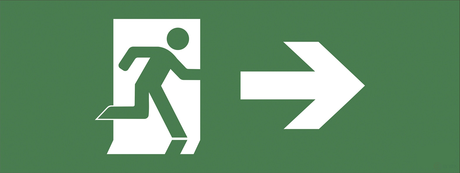 Самоклеящаяся этикетка ЭРА INFO-DBA-002 200х60мм Фигура/стрелка вправо DBA