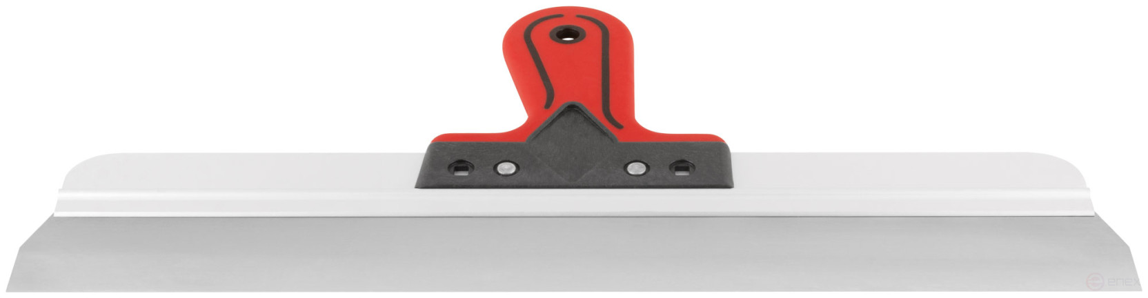 Шпатель фасадный Профи, нержавеющая сталь, прорезиненная ручка 450 мм