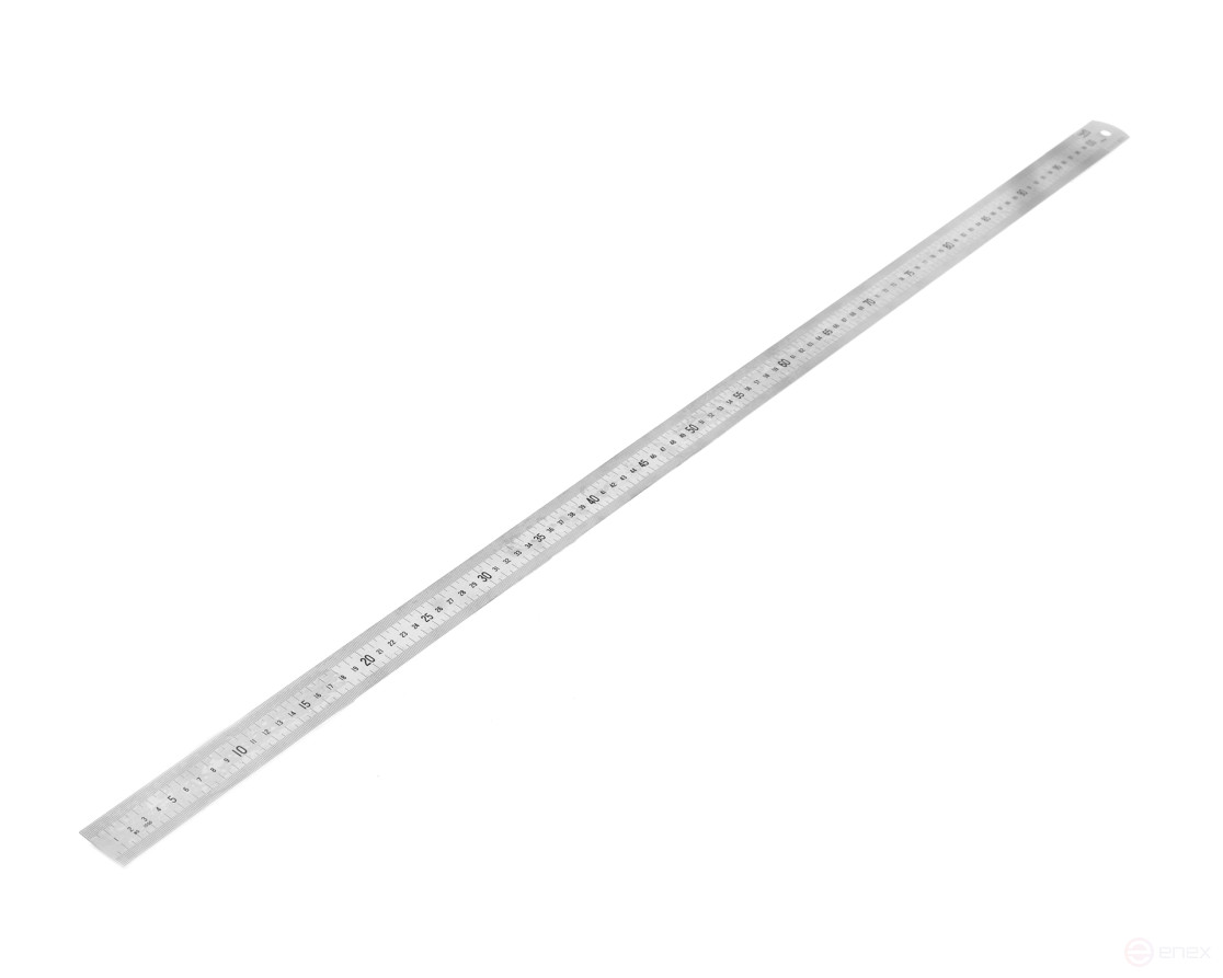 Measuring ruler 2000x40x2.0mm metal CHISEL