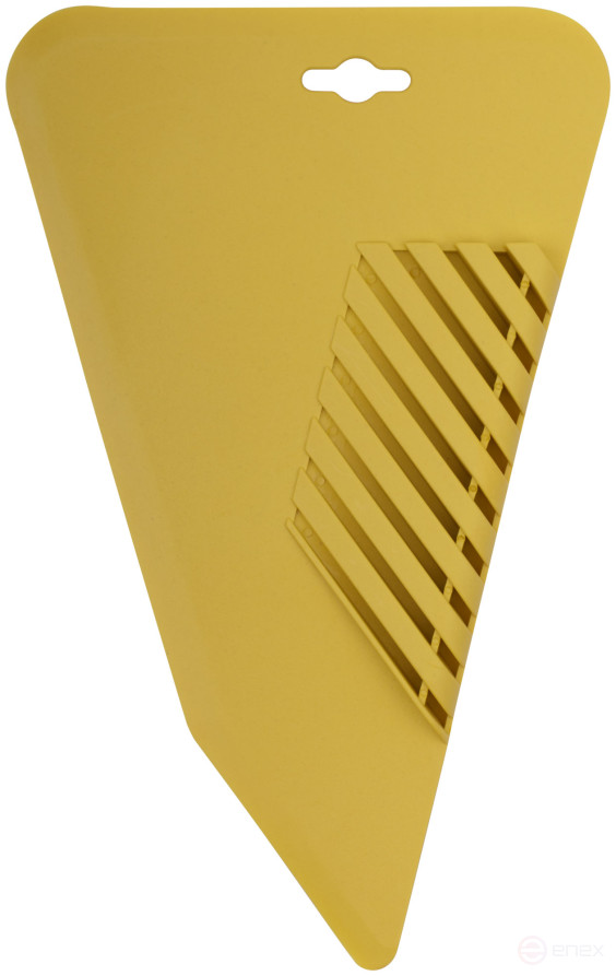 Pressure spatula "Lux", for wallpaper, plastic, yellow 280 mm