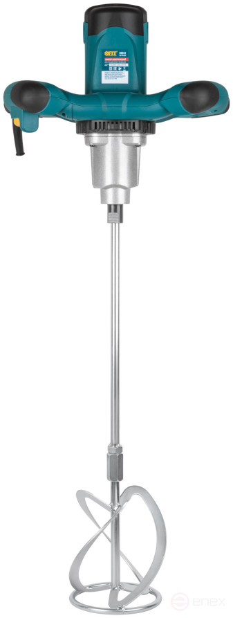 Mixer 1600 W; 0-580 / 0-780 rpm; 90 Nm; 145 L; two-speed, metal.housing; BS brushes; res.tilt.; box