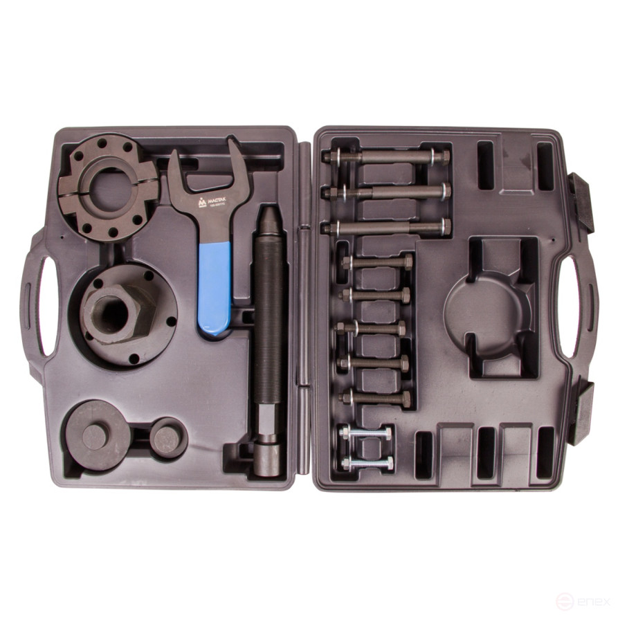 Набор оправок для монтажа и демонтажа ступичных подшипников FORD, кейс, 17 предметов МАСТАК 100-30017C