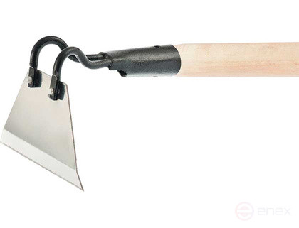 Stainless steel hoe 150 x 80 mm with a grade 1 handle
