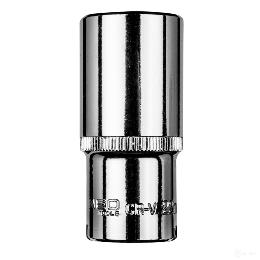 Головка торцевая 6-гранная 3/8", 22 мм, длин.