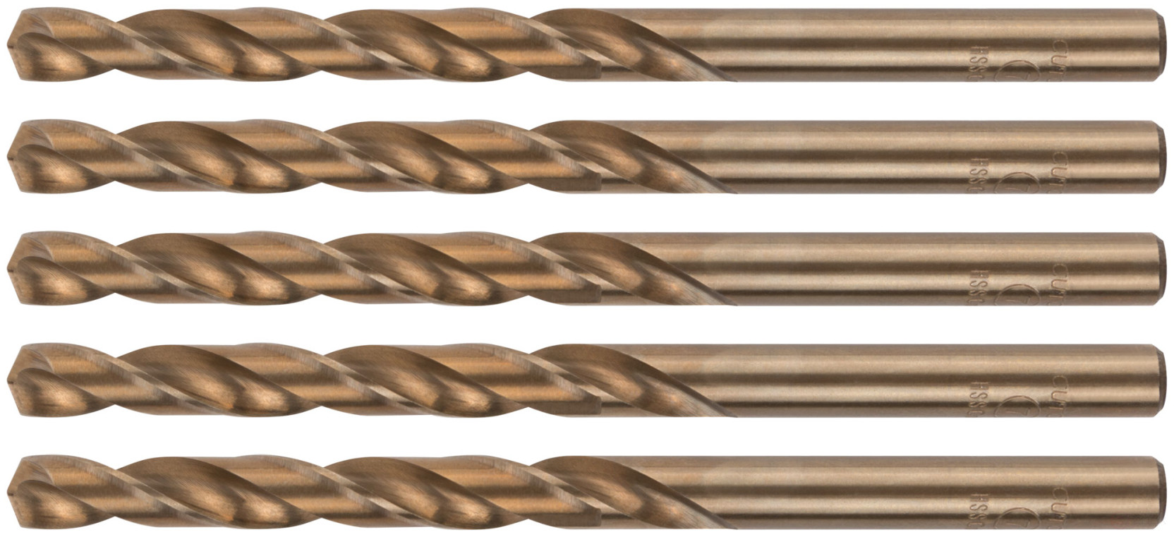 Сверло по металлу Cutop Profi с кобальтом 5%, 7 x 109 мм (5 шт)