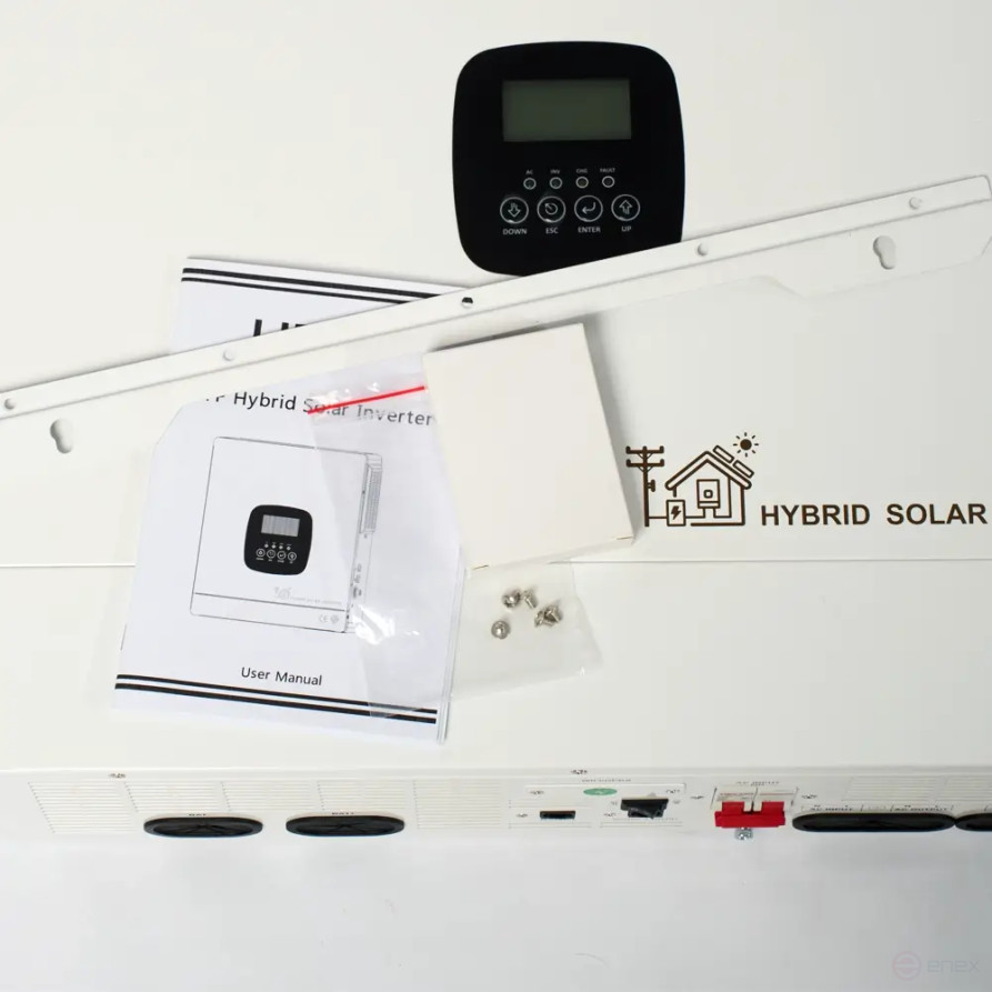 Инвертор гибридный однофазный солнечный ЛИТДЖЕТ 12,3 kW 230V/50Hz с ЖК-дисплеем