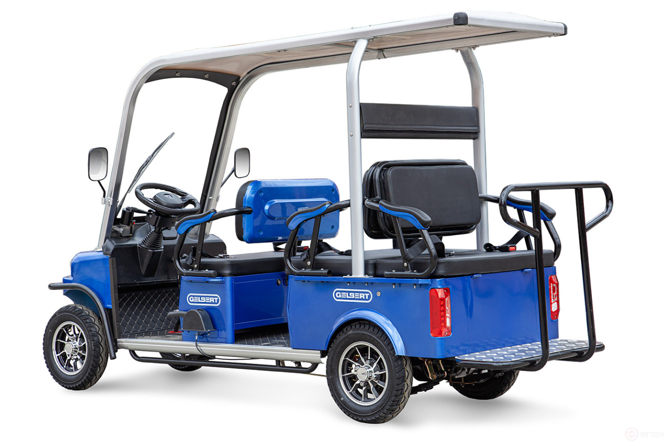 Mini golf cart Gelbert Sirma 60V 1200W, red