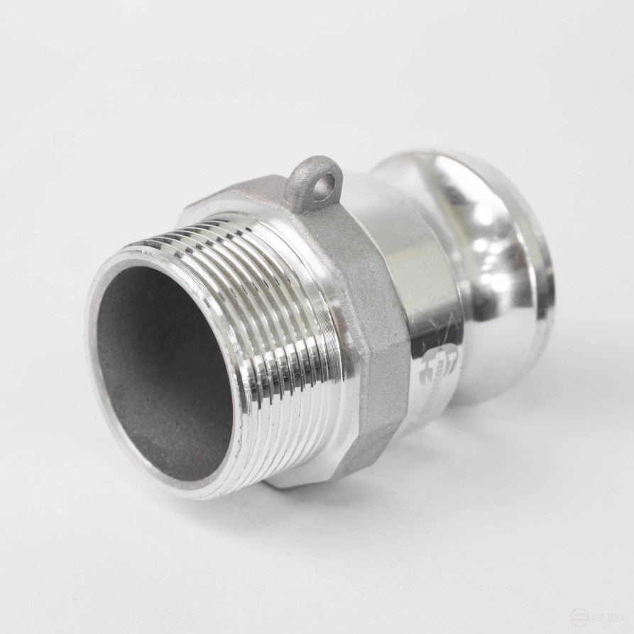 Camlock type F-150 1 1/2" (38 mm), aluminum, 1 piece